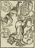 An illustration from Le vere e nove imagini de gli dei delli antichi di Vicenzo Cartari Reggiano. Ridotte da capo a piedi in questa nouissima impressione alle loro reali, & non piu per l'adietro osseruate simiglianze. Cauate da' marmi, bronzi, medaglie, gioie, & altre memorie antiche; (1615)