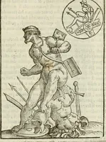 An illustration from Le vere e nove imagini de gli dei delli antichi di Vicenzo Cartari Reggiano. Ridotte da capo a piedi in questa nouissima impressione alle loro reali, & non piu per l'adietro osseruate simiglianze. Cauate da' marmi, bronzi, medaglie, gioie, & altre memorie antiche; (1615)