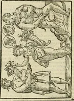 An illustration from Le vere e nove imagini de gli dei delli antichi di Vicenzo Cartari Reggiano. Ridotte da capo a piedi in questa nouissima impressione alle loro reali, & non piu per l'adietro osseruate simiglianze. Cauate da' marmi, bronzi, medaglie, gioie, & altre memorie antiche; (1615)