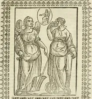 An illustration from Le vere e nove imagini de gli dei delli antichi di Vicenzo Cartari Reggiano. Ridotte da capo a piedi in questa nouissima impressione alle loro reali, & non piu per l'adietro osseruate simiglianze. Cauate da' marmi, bronzi, medaglie, gioie, & altre memorie antiche; (1615)