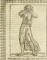 An illustration from Le vere e nove imagini de gli dei delli antichi di Vicenzo Cartari Reggiano. Ridotte da capo a piedi in questa nouissima impressione alle loro reali, & non piu per l'adietro osseruate simiglianze. Cauate da' marmi, bronzi, medaglie, gioie, & altre memorie antiche; (1615)
