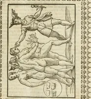 An illustration from Le vere e nove imagini de gli dei delli antichi di Vicenzo Cartari Reggiano. Ridotte da capo a piedi in questa nouissima impressione alle loro reali, & non piu per l'adietro osseruate simiglianze. Cauate da' marmi, bronzi, medaglie, gioie, & altre memorie antiche; (1615)