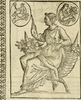 An illustration from Le vere e nove imagini de gli dei delli antichi di Vicenzo Cartari Reggiano. Ridotte da capo a piedi in questa nouissima impressione alle loro reali, & non piu per l'adietro osseruate simiglianze. Cauate da' marmi, bronzi, medaglie, gioie, & altre memorie antiche; (1615)