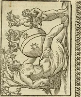 An illustration from Le vere e nove imagini de gli dei delli antichi di Vicenzo Cartari Reggiano. Ridotte da capo a piedi in questa nouissima impressione alle loro reali, & non piu per l'adietro osseruate simiglianze. Cauate da' marmi, bronzi, medaglie, gioie, & altre memorie antiche; (1615)