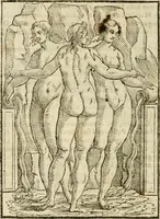 An illustration from Le vere e nove imagini de gli dei delli antichi di Vicenzo Cartari Reggiano. Ridotte da capo a piedi in questa nouissima impressione alle loro reali, & non piu per l'adietro osseruate simiglianze. Cauate da' marmi, bronzi, medaglie, gioie, & altre memorie antiche; (1615)