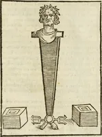An illustration from Le vere e nove imagini de gli dei delli antichi di Vicenzo Cartari Reggiano. Ridotte da capo a piedi in questa nouissima impressione alle loro reali, & non piu per l'adietro osseruate simiglianze. Cauate da' marmi, bronzi, medaglie, gioie, & altre memorie antiche; (1615)