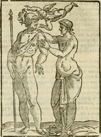 Picture 212 of 279 from Le vere e nove imagini de gli dei delli antichi di Vicenzo Cartari Reggiano. Ridotte da capo a piedi in questa nouissima impressione alle loro reali, & non piu per l'adietro osseruate simiglianze. Cauate da' marmi, bronzi, medaglie, gioie, & altre memorie antiche; (1615), leaf 591