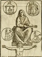 Picture 219 of 279 from Le vere e nove imagini de gli dei delli antichi di Vicenzo Cartari Reggiano. Ridotte da capo a piedi in questa nouissima impressione alle loro reali, & non piu per l'adietro osseruate simiglianze. Cauate da' marmi, bronzi, medaglie, gioie, & altre memorie antiche; (1615), leaf 601