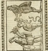 An illustration from Le vere e nove imagini de gli dei delli antichi di Vicenzo Cartari Reggiano. Ridotte da capo a piedi in questa nouissima impressione alle loro reali, & non piu per l'adietro osseruate simiglianze. Cauate da' marmi, bronzi, medaglie, gioie, & altre memorie antiche; (1615)