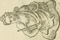An illustration from Le vere e nove imagini de gli dei delli antichi di Vicenzo Cartari Reggiano. Ridotte da capo a piedi in questa nouissima impressione alle loro reali, & non piu per l'adietro osseruate simiglianze. Cauate da' marmi, bronzi, medaglie, gioie, & altre memorie antiche; (1615)