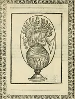 An illustration from Le vere e nove imagini de gli dei delli antichi di Vicenzo Cartari Reggiano. Ridotte da capo a piedi in questa nouissima impressione alle loro reali, & non piu per l'adietro osseruate simiglianze. Cauate da' marmi, bronzi, medaglie, gioie, & altre memorie antiche; (1615)