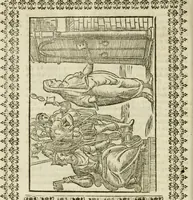 An illustration from Le vere e nove imagini de gli dei delli antichi di Vicenzo Cartari Reggiano. Ridotte da capo a piedi in questa nouissima impressione alle loro reali, & non piu per l'adietro osseruate simiglianze. Cauate da' marmi, bronzi, medaglie, gioie, & altre memorie antiche; (1615)