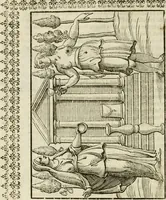 An illustration from Le vere e nove imagini de gli dei delli antichi di Vicenzo Cartari Reggiano. Ridotte da capo a piedi in questa nouissima impressione alle loro reali, & non piu per l'adietro osseruate simiglianze. Cauate da' marmi, bronzi, medaglie, gioie, & altre memorie antiche; (1615)