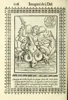 An illustration from Le vere e nove imagini de gli dei delli antichi (1615)