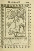 An illustration from Le vere e nove imagini de gli dei delli antichi (1615)