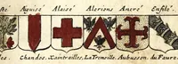Picture 14 of 26 from Le veritable art du blason : ou les regles des armoiries sont traitées d'vne nouuelle methode, plus aisée que les precedentes : les origines expliquees .. (1659), leaf 201