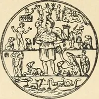 An illustration from Le vetrate di S. Francesco in Assisi : studio storico iconografico (1911)