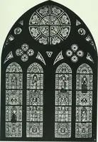 An illustration from Le vetrate di S. Francesco in Assisi : studio storico iconografico (1911)