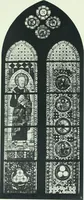 An illustration from Le vetrate di S. Francesco in Assisi : studio storico iconografico (1911)