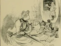 An illustration from Le vingtième siècle: la vie électrique (1893)