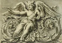 An illustration from Le vite de' pittori, scultori et architetti moderni (1672)