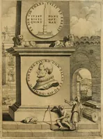 An illustration from Le vite de' pittori, scultori et architetti moderni (1672)
