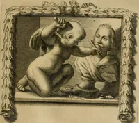 An illustration from Le vite de' pittori, scultori et architetti moderni (1672)