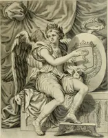 An illustration from Le vite de' pittori, scultori et architetti moderni (1672)