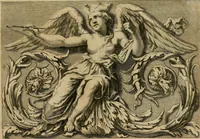 An illustration from Le vite de' pittori, scultori et architetti moderni (1672)