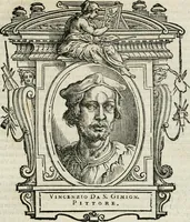 An illustration from Le vite de' piv eccellenti pittori, scvltori, et architettori (1568)