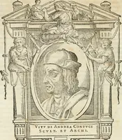 An illustration from Le vite de' piv eccellenti pittori, scvltori, et architettori (1568)