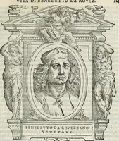 An illustration from Le vite de' piv eccellenti pittori, scvltori, et architettori (1568)