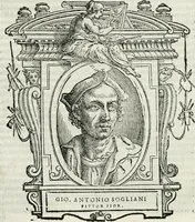 An illustration from Le vite de' piv eccellenti pittori, scvltori, et architettori (1568)