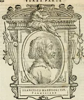 An illustration from Le vite de' piv eccellenti pittori, scvltori, et architettori (1568)