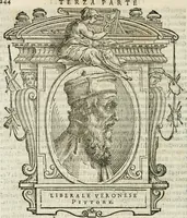 An illustration from Le vite de' piv eccellenti pittori, scvltori, et architettori (1568)