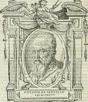 An illustration from Le vite de' piv eccellenti pittori, scvltori, et architettori (1568)