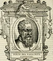 An illustration from Le vite de' piv eccellenti pittori, scvltori, et architettori (1568)
