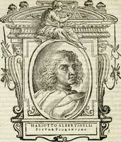 An illustration from Le vite de' piv eccellenti pittori, scvltori, et architettori (1568)
