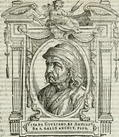 An illustration from Le vite de' piv eccellenti pittori, scvltori, et architettori (1568)