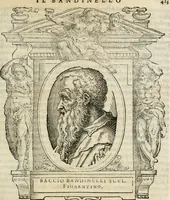An illustration from Le vite de' piv eccellenti pittori, scvltori, et architettori (1568)