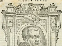 An illustration from Le vite de' piv eccellenti pittori, scvltori, et architettori (1568)