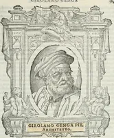 An illustration from Le vite de' piv eccellenti pittori, scvltori, et architettori (1568)