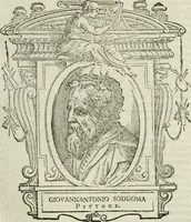 An illustration from Le vite de' piv eccellenti pittori, scvltori, et architettori (1568)