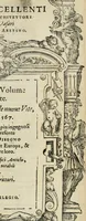 Picture 2 of 70 from Le vite de' piv eccellenti pittori, scvltori, et architettori (1568), leaf 4