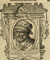 An illustration from Le vite de' piv eccellenti pittori, scvltori, et architettori (1568)