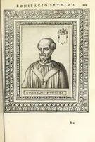 An illustration from Le vite de pontefici (1588)