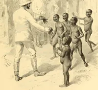 An illustration from Le voyage de mon fils au Congo (1894)