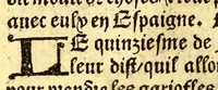 An illustration from Le voyage et nauigation, faict par les Espaignolz es Isles de Mollucques. Des isles quilz ont trouue audict voyage, des roys dicelles, de leur gouuernement & maniere de viure, auec plusiers aultres choses (1525)