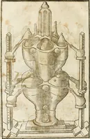 An illustration from Le vray et methodique cours de la physique resolutiue, vulgairement dite chymie : representé par figures generales & particulieres : pour connoistre la theotechnie ergocosmique, c'est à dire, l'art de Dieu, en l'ouurage de l'vniuers (1653)