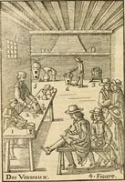An illustration from Le vray et methodique cours de la physique resolutiue, vulgairement dite chymie : representé par figures generales & particulieres : pour connoistre la theotechnie ergocosmique, c'est à dire, l'art de Dieu, en l'ouurage de l'vniuers (1653)